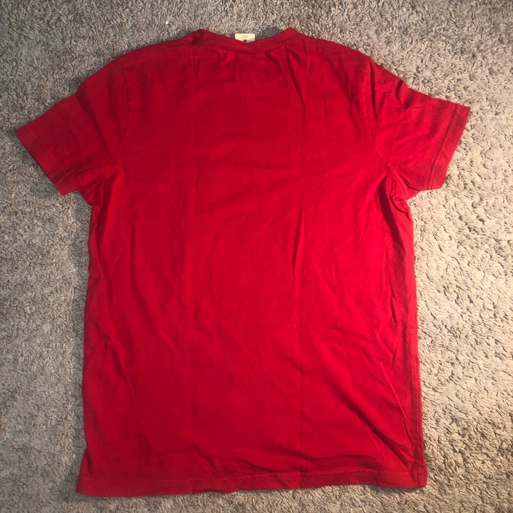 Hollister Vintage Tee Classic 90s 2000s Surfer Skater Red Shirt Mens Size Medium - Picture 6 of 8